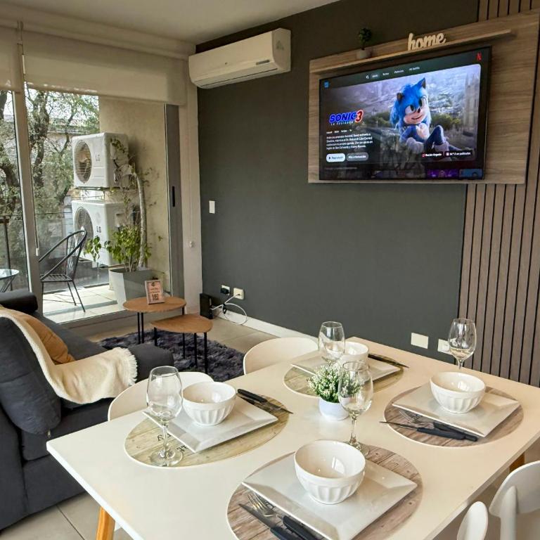 Suite Soho Con Piscina y Cochera Privada - Apartamento de 1 Dormitorio con balcón y vistas a la ciudad - 2