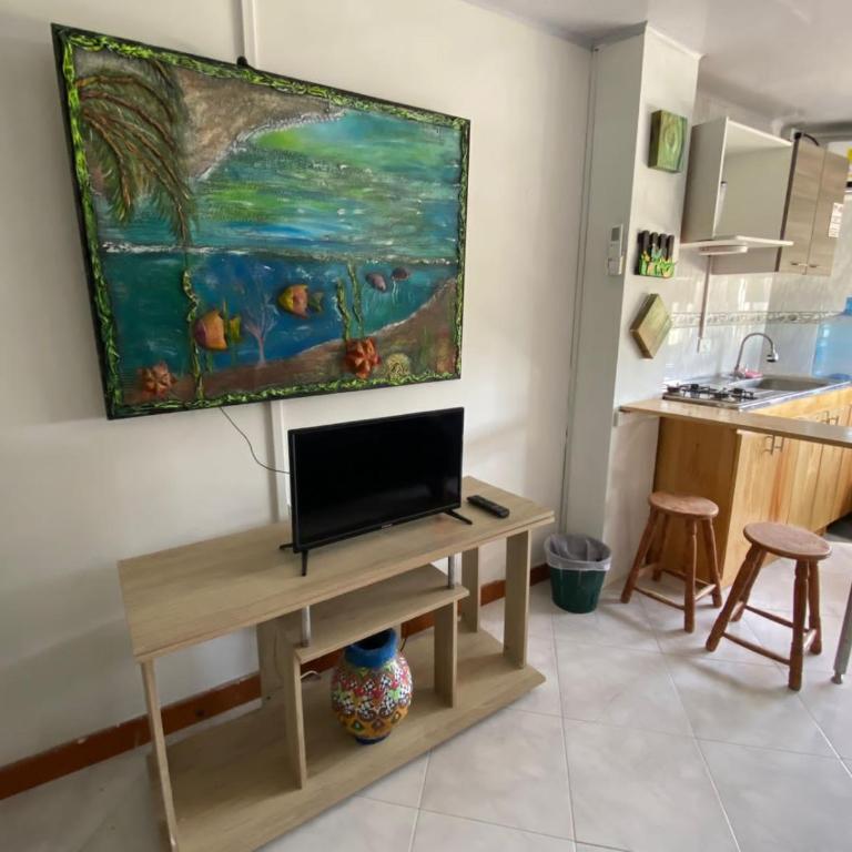 APARTAESTUDIO frente a la playa principal Centro - Apartamento de 1 dormitorio - 1