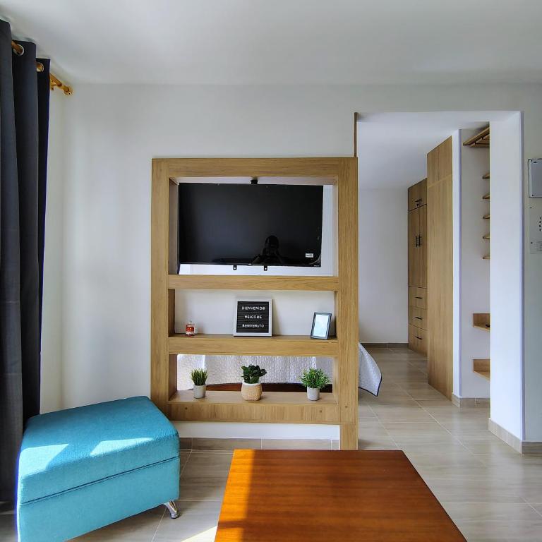 Apartaestudio Moderno y Tranquilo con Vista a la Montaña - Apartamento de 1 dormitorio - 5