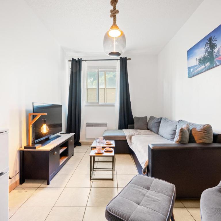 Le soleil niçois , proche mer et aéroport - Appartement 1 Chambre - 4