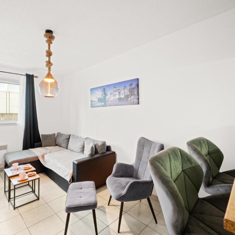 Le soleil niçois , proche mer et aéroport - Appartement 1 Chambre - 7
