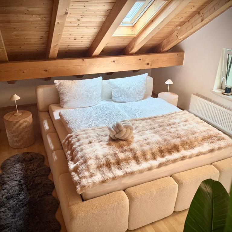 Allgäu Living I Maisonette Stüble Ferienwohnung - Immenstadt im Allgäu - Parkplatz & Terrasse - Apartment mit 1 Schlafzimmer - 9