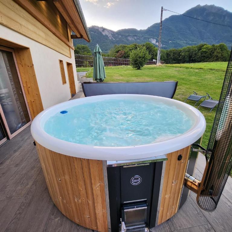 Domaine Le Manoir, bain nordique privé, vue Mont-Blanc - Maison 2 Chambres - 3