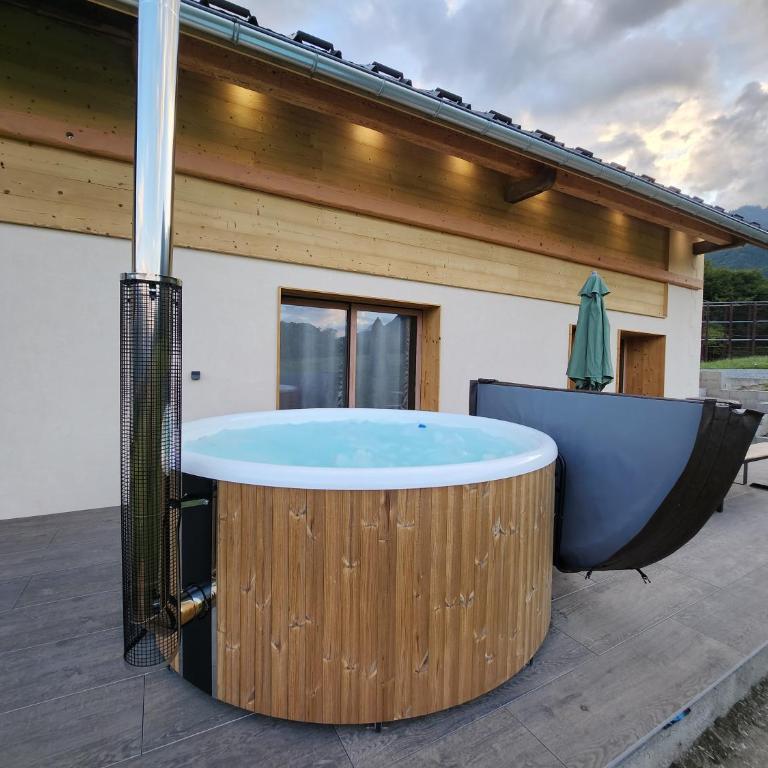 Domaine Le Manoir, bain nordique privé, vue Mont-Blanc - Maison 2 Chambres - 1