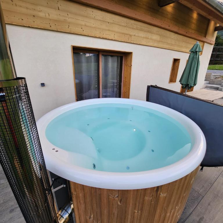 Domaine Le Manoir, bain nordique privé, vue Mont-Blanc - Maison 2 Chambres - 12
