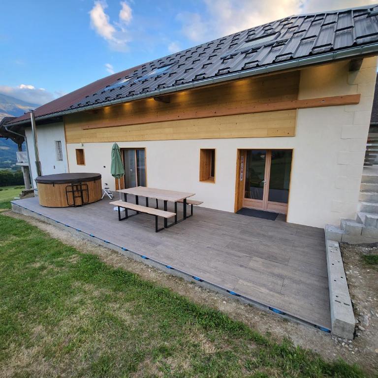 Domaine Le Manoir, bain nordique privé, vue Mont-Blanc - Maison 2 Chambres - 8