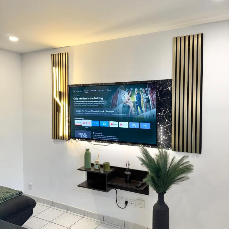 Appartement moderne calme 2 chambres WIFI fibre bein sport canal foot rmc netflix GRENOBLE - Apartment mit 2 Schlafzimmern - 8
