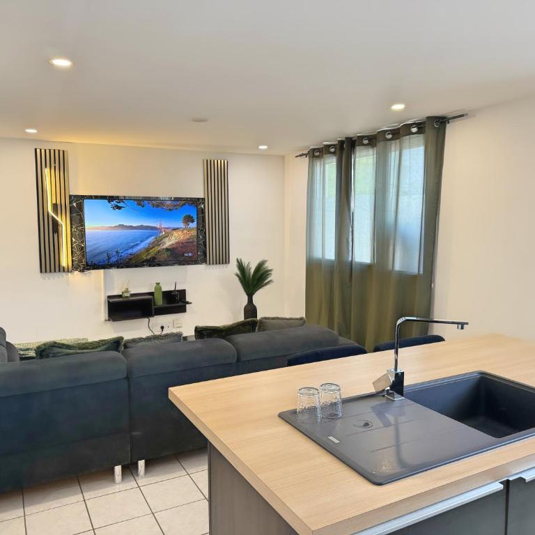 Appartement moderne calme 2 chambres WIFI fibre bein sport canal foot rmc netflix GRENOBLE - Apartment mit 2 Schlafzimmern - 27