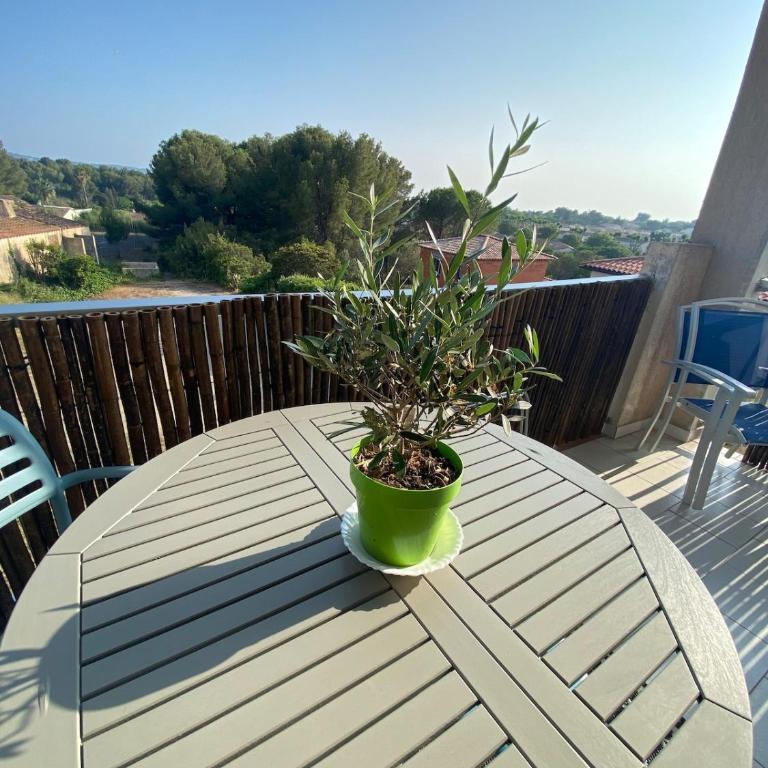 La dolce vita, climatisé , parking, piscine 1 chambre - Appartement 1 Chambre - 12