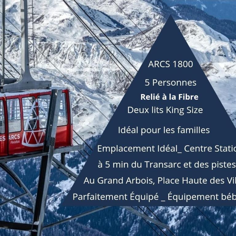 Grand Arbois Appartement 5 personnes Les Arcs 1800 - Two-Bedroom Apartment - 1