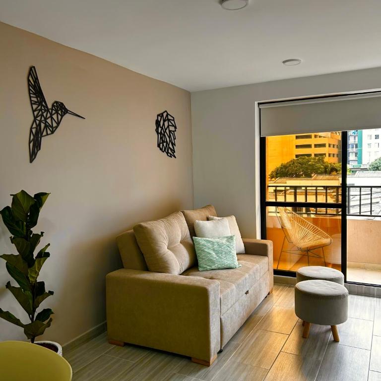 Apto hito 6piso Armenia amoblado - Apartamento Estudio - 1 cama doble - 2