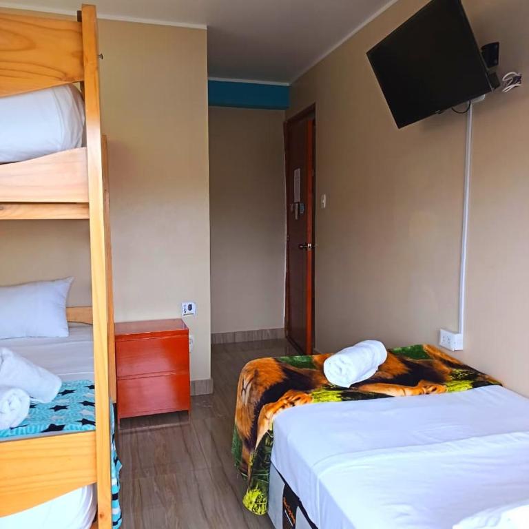 HOSPEDAJE WELCOME PARACAS peru - Triple Room with Private Bathroom - 8