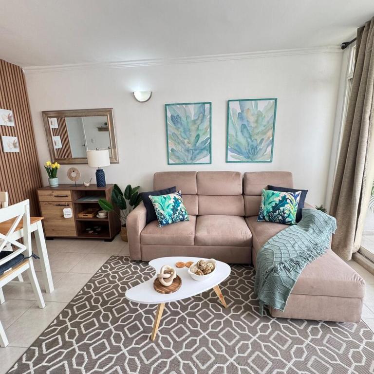 605 - Hermoso apartamento en Bocagrande con full aire acondicionado a pasos de la playa - Two-Bedroom Apartment - 18