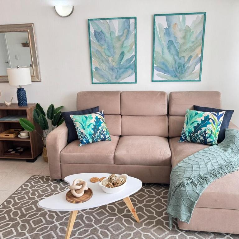 605 - Hermoso apartamento en Bocagrande con full aire acondicionado a pasos de la playa - Two-Bedroom Apartment - 42