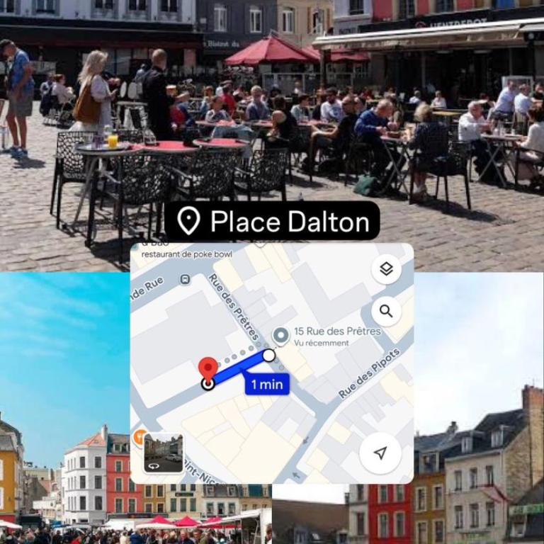 Cosy 50m2 moderne avec terrasse, spa et sauna communs, à 2 pas de la Place Dalton - Appartamento con 1 Camera da Letto - 1