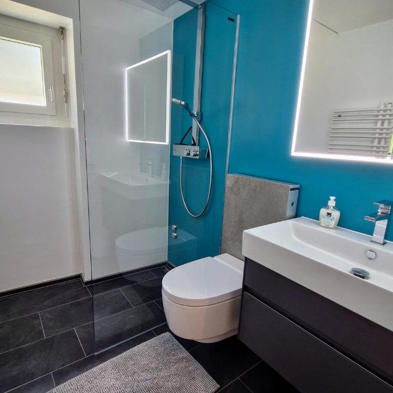 Wohnungen Matterhorn & Aletschhorn im Valere B Leukerbad - Apartment mit 2 Schlafzimmern mit Balkon und Terrasse - 3