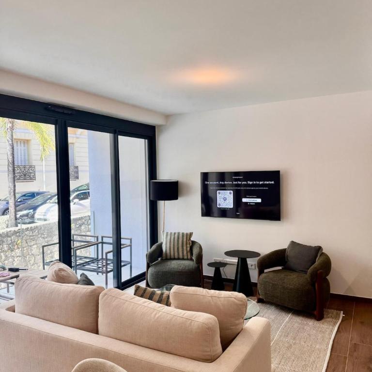 Stylish 2BR Monaco Border Flat, Terrace & Parking - Appartement 2 Chambres - 7