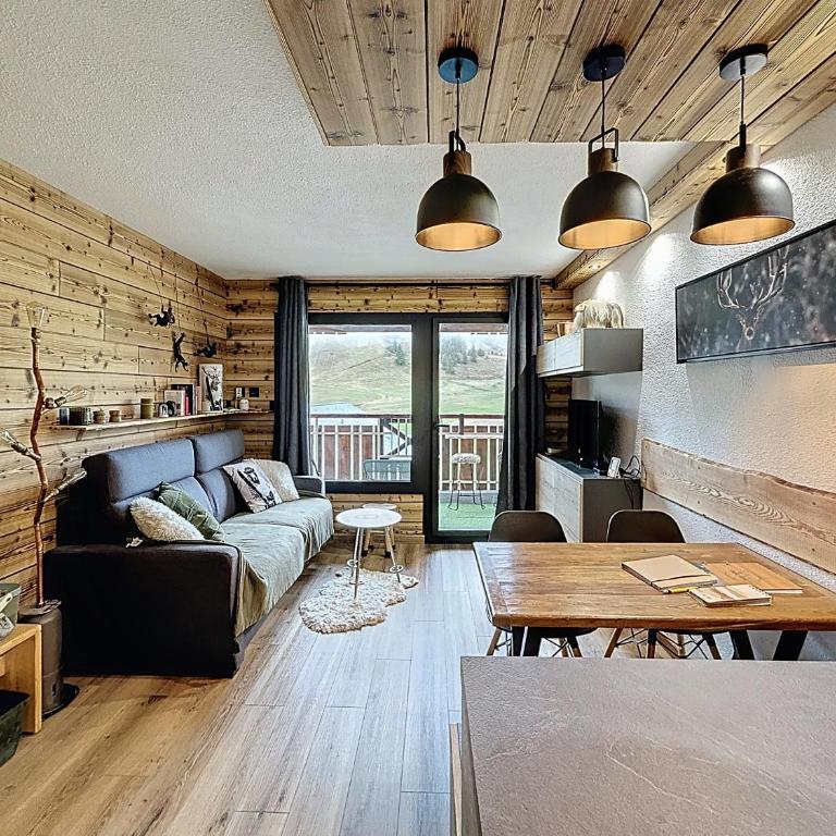 Les Tanières de Montgenèvre - Studio Dama - neuf 4p avec terrasse vue imprenable - Apartment mit 1 Schlafzimmer - 1