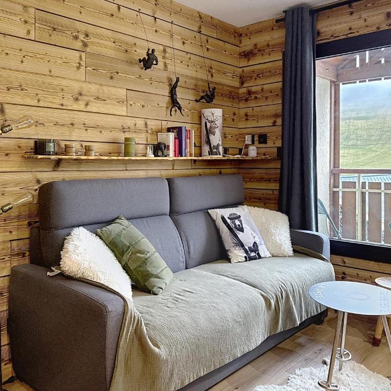 Les Tanières de Montgenèvre - Studio Dama - neuf 4p avec terrasse vue imprenable - Apartment mit 1 Schlafzimmer - 4