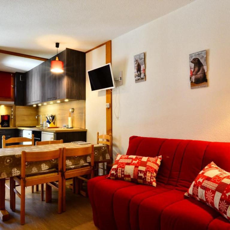 Studio rénové 4-5 pers. Montchavin, proche pistes et commerces, parking gratuit - FR-1-329-42 - Monolocale - 1