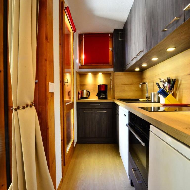 Studio rénové 4-5 pers. Montchavin, proche pistes et commerces, parking gratuit - FR-1-329-42 - Monolocale - 3