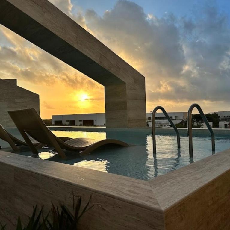 Loft with private pool - One-Bedroom Apartment - 13