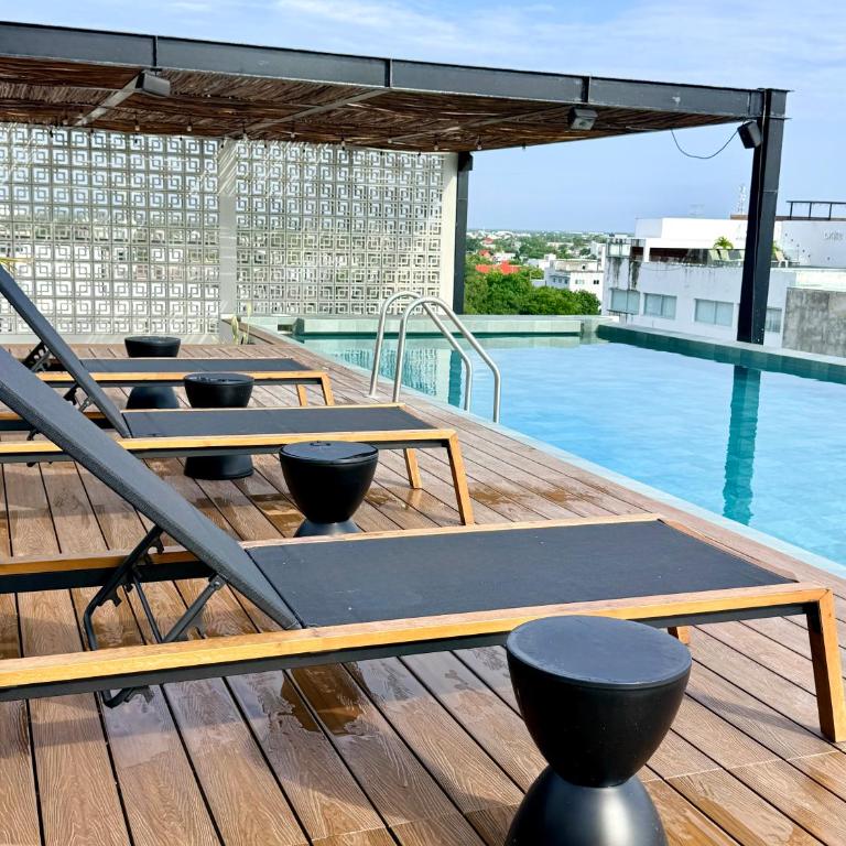 Departamento 5ta Av - Cerca de la playa con Rooftop Pool & Cancha de Padel - One-Bedroom Apartment - 1