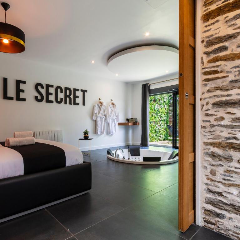 Nuit confort avec Balnéo XXL privative et Climatisation - Maison 1 Chambre - 9