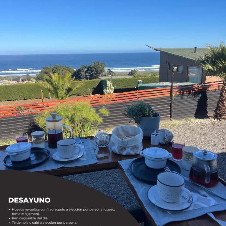 Viento Sur Pichilemu Lodges - King Room with Sea View - 1