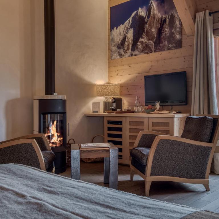 Flocons de Sel - Relais & Chateaux - Chambre Double Deluxe - 4