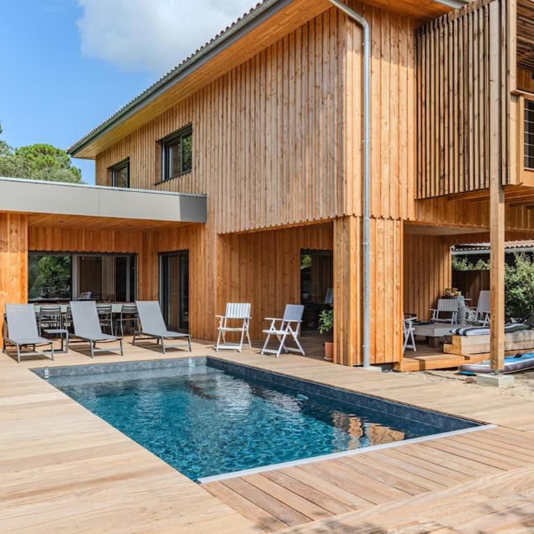 Villa 10 pers à Carreyre, piscine chauffée, clim - Villa - 1