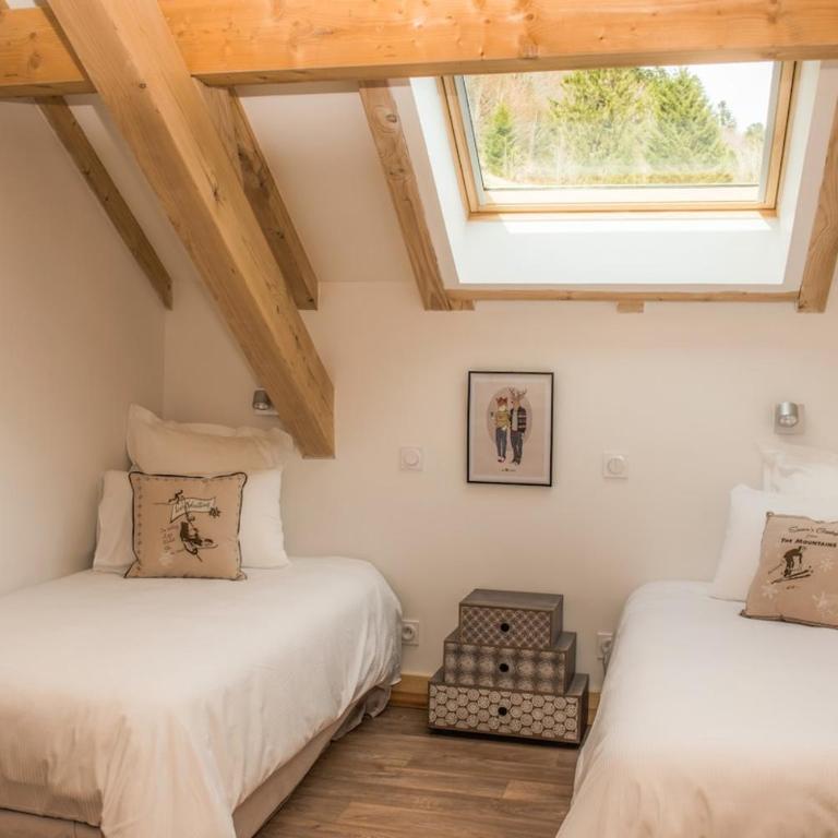 Magnifique gîte 4 étoiles pour 6p avec 3 chambres, accès Jacuzzi - Appartement 3 Chambres avec Vue sur la Montagne - 14