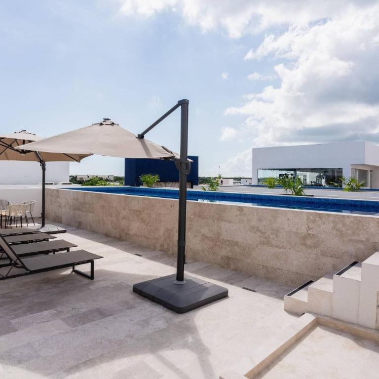 Modern and bright Rooftop pools gym cowork - Apartment - 27