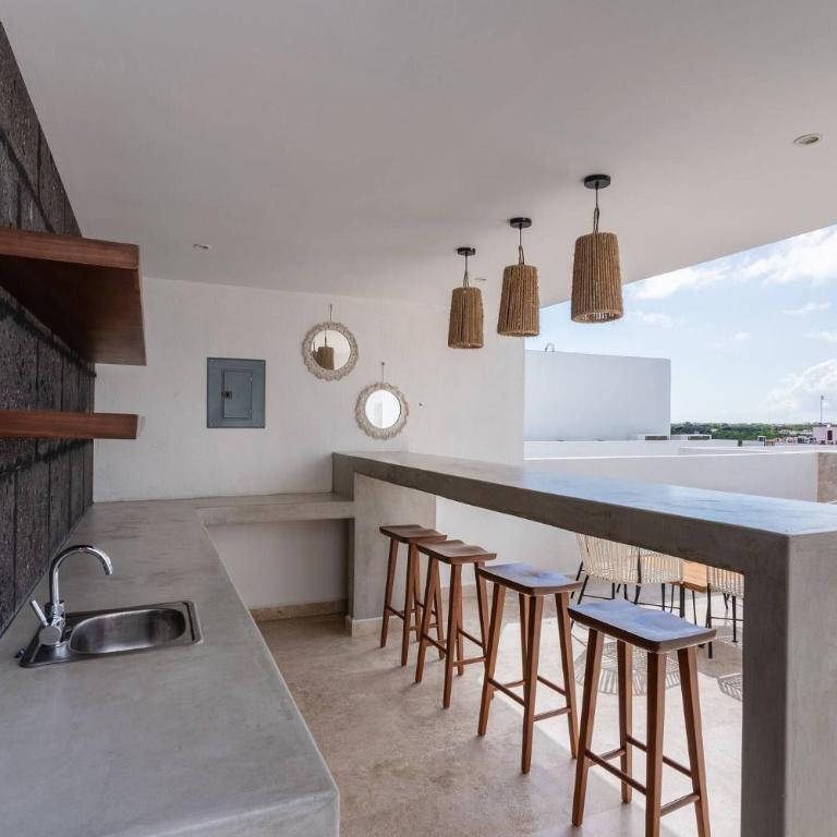 Modern and bright Rooftop pools gym cowork - Apartment - 26