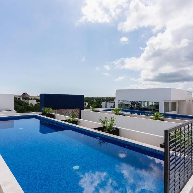 Modern and bright Rooftop pools gym cowork - Apartment - 35