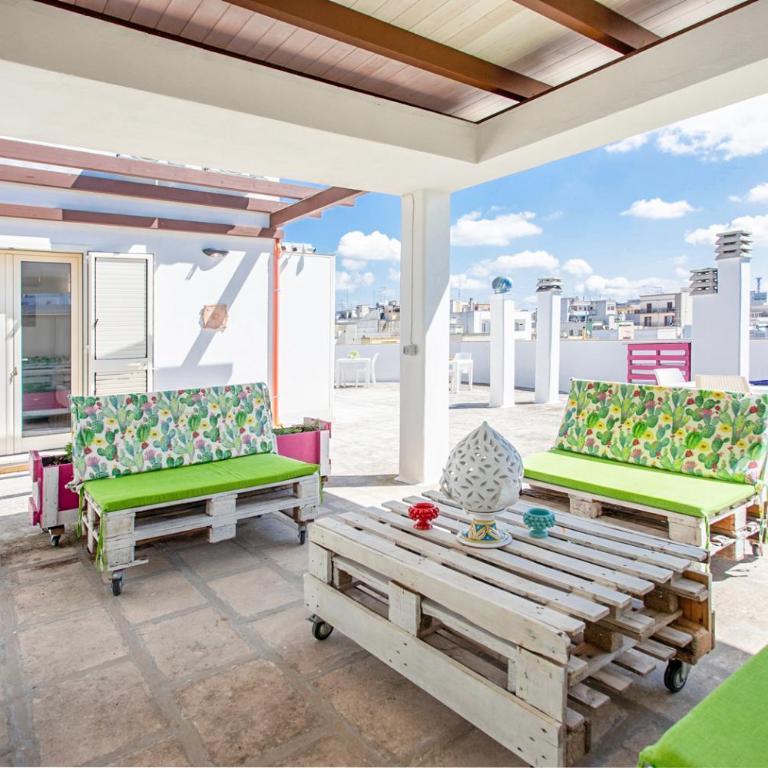 Camere Center House Gallipoli - Camera Matrimoniale con Terrazza - 14
