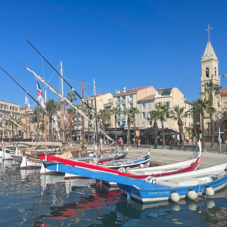 Haut de villa - 5 min du port, terrasse, parking gratuit - Apartment mit 2 Schlafzimmern - 9