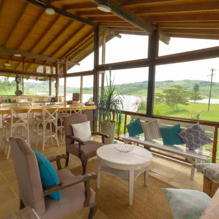 Glamping & Cabaña con Paddle, ducha al aire libre, Pet-friendly - Oasis junto al Lago - Habitación Familiar con vistas al lago - 19