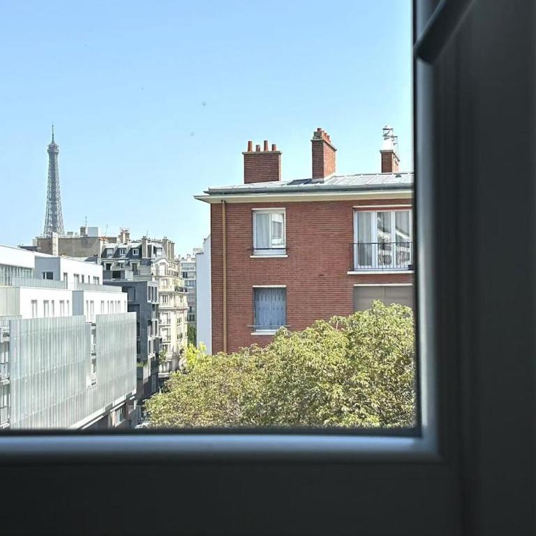 Vue sur la tour Eiffel, agréable appartement T2 - Appartement 1 Chambre - 19