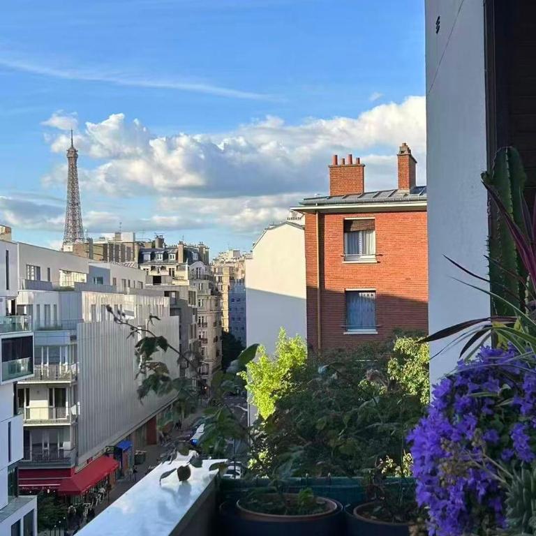 Vue sur la tour Eiffel, agréable appartement T2 - Appartement 1 Chambre - 2