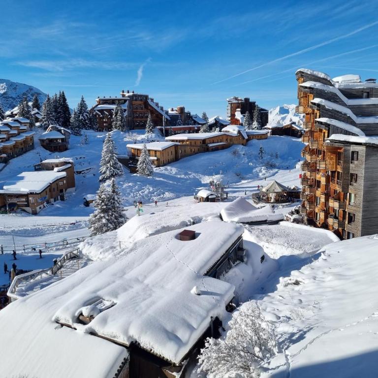 Studio cabine vue montagne au pied des pistes & commerces - Appartamento con 1 Camera da Letto - 25