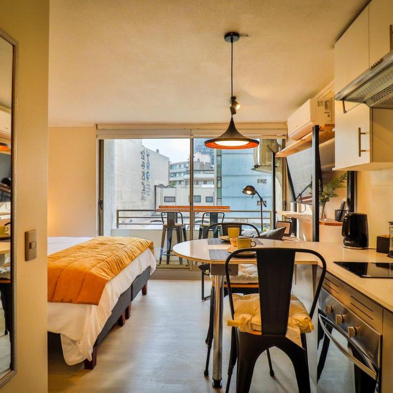 HOM I Estudio en Alameda Metro UniversidadCatolica - Apartment - 55