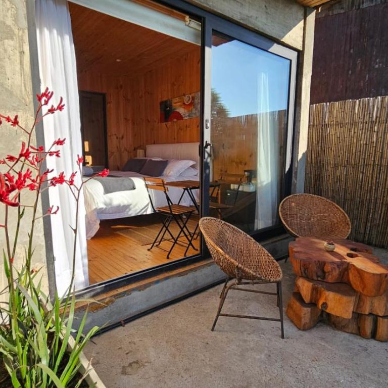 Casa Mirador Ritoque - Double Room with Balcony and Sea View - 9