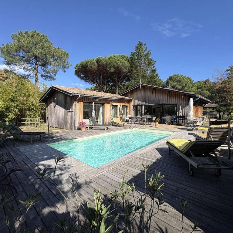 Villa paisible avec piscine chauffée et climatisation à Lège-Cap-Ferret - FR-1-736-65 - Villa - 1