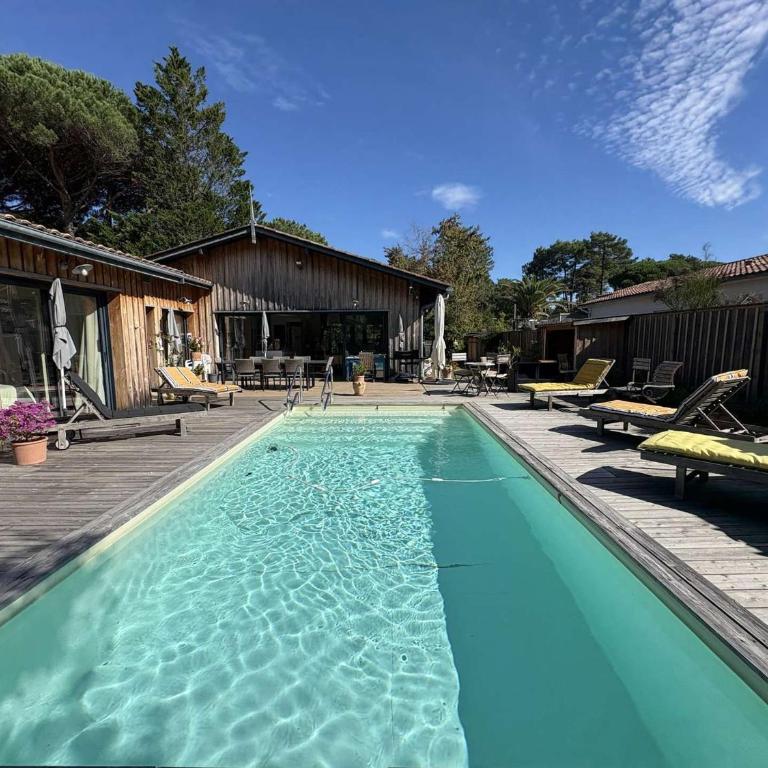 Villa paisible avec piscine chauffée et climatisation à Lège-Cap-Ferret - FR-1-736-65 - Villa - 2