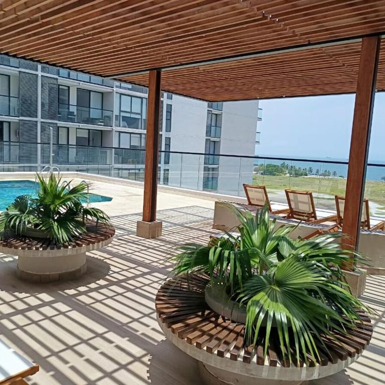 Naturaleza y mar en Salinas del mar, Pozos Colorados en Santa Marta - One-Bedroom Apartment - 6