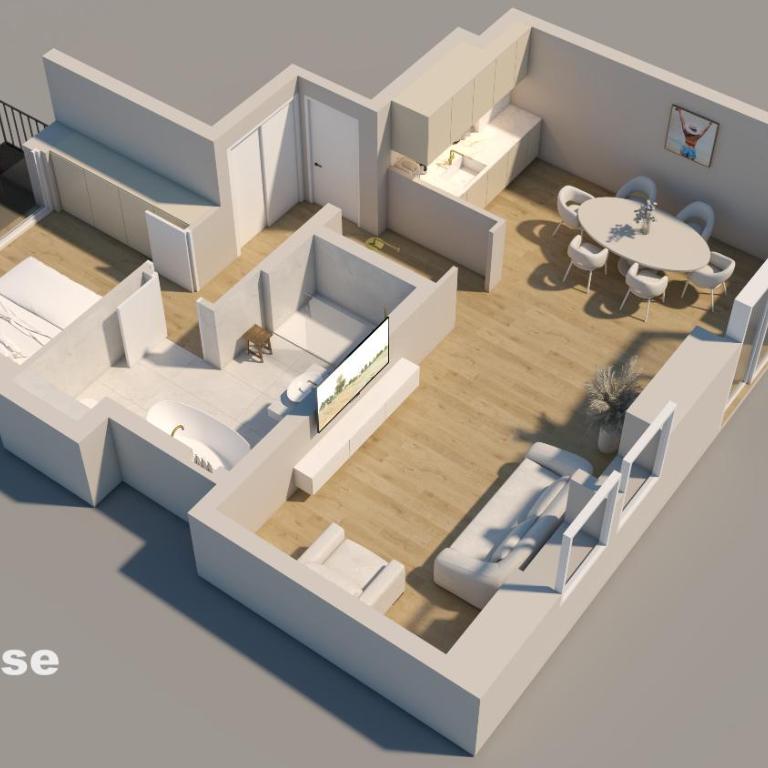 Lindgold Apartments - Penthouse Apartment with Balcony - 3