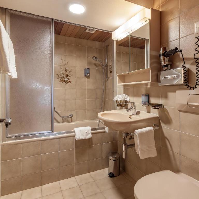 Alpenblick - Doppelzimmer mit Grandlit und Terrasse - 4