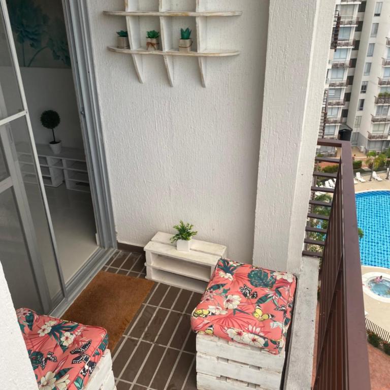 Apartamento Ricaurte 90 m2, 3 habitac, 6 personas, Peñazul La Morada LuisFeryClarita - Apartamento de 3 dormitorios con balcón - 2