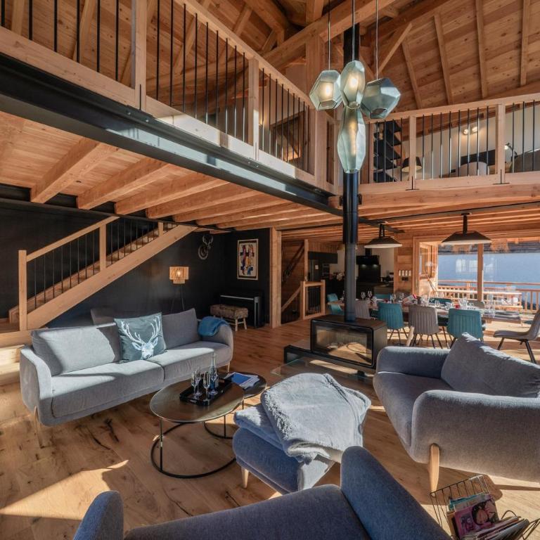 Chalet Le Refuge Luxe Authenticité à 200 m télécabine L Aravet Serre Chevalier - Chalet - 9
